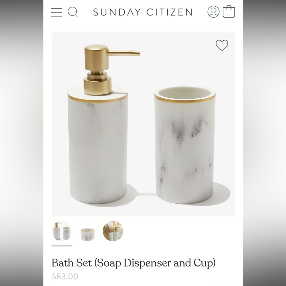Sunday Citizen Bath Set